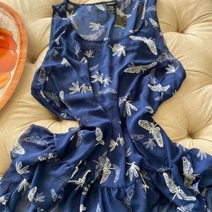 Torrid High Low Dragonfly Print Tank Size 3